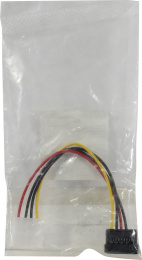 Кабель питания SATA ExeGate EX-CC-SATA-PS Molex 4pin/SATA15pin, 0,15м EX138936RUS