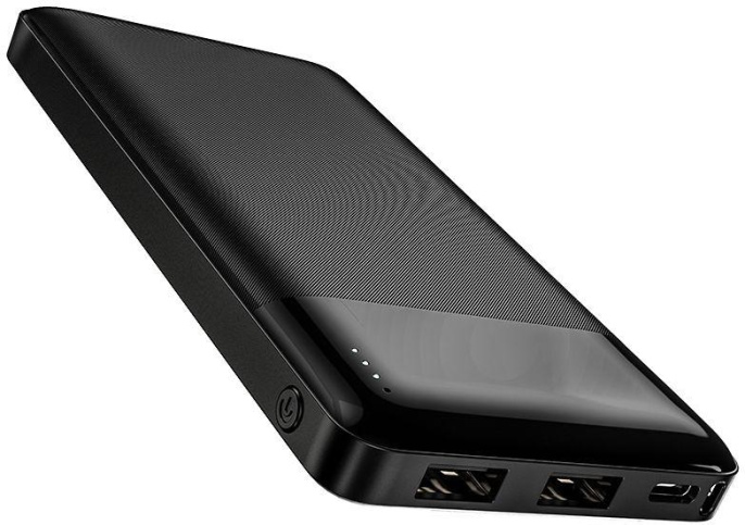 Внешний аккумулятор (Power Bank) Hoco J72 Easy travel,  10000мAч,  черный