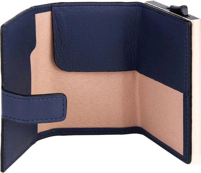 Чехол для кредитных карт Piquadro Lyra PP5649W92R/BLU4, кожа натуральная, синий