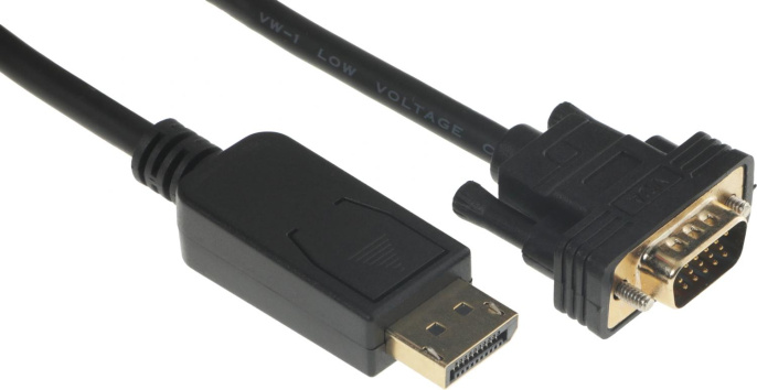 Кабель Buro 1.1v DisplayPort (m) VGA (m) 2м (BHP DPP_VGA-2)