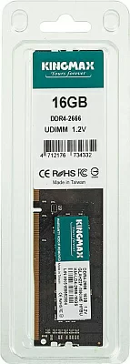 Оперативная память DDR4 16Gb 2666MHz Kingmax KM-LD4-2666-16GS RTL PC4-21300 CL19 DIMM 288-pin 1.2В