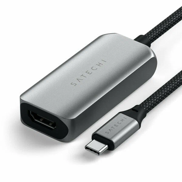 Адаптер Satechi USB-C To HDMI 2.1 8K Adapter. Цвет: серый космос