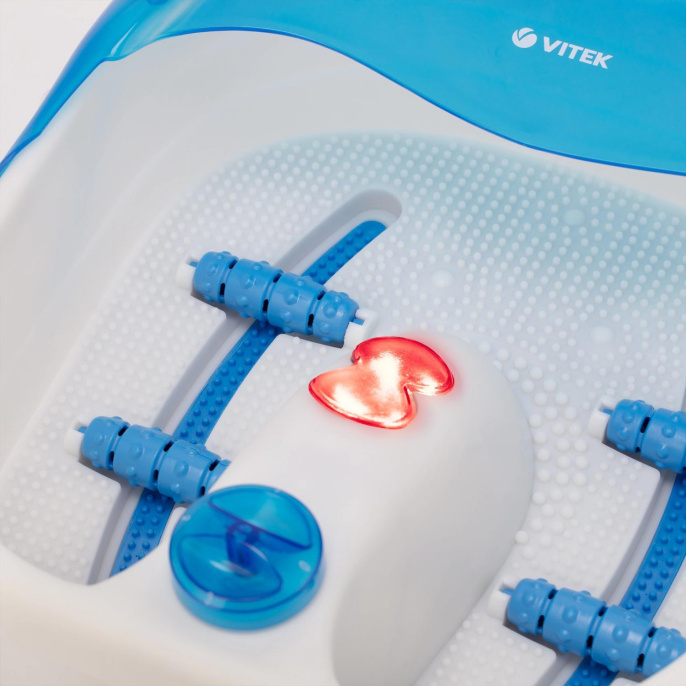 Гидромассажная ванночка для ног Vitek VT-1798, белый, синий