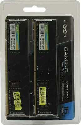 Модуль памяти Silicon Power SP016GXLZU320B2A 16GB 3200МГц XPOWER Air Cool DDR4 (Kit of 2) CL16 DIMM 1Gx8 SR