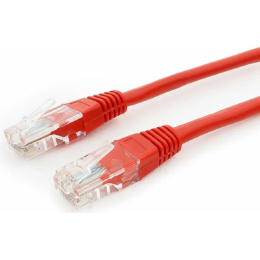 Патч-корд PREMIER PP12-0.25M/R литой (molded), UTP, кат.5E, 0.25м, 4 пары, 26AWG,  алюминий омедненный,  многожильный,  красный