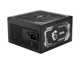 Блок питания MSI ATX 1000W MAG A1000GL PCIE5 80+ gold (20+4pin) APFC 135mm fan 15xSATA Cab Manag RTL