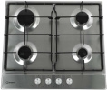 Газовая варочная панель Indesit THPM 641 W/IX/I, независимая, нержавеющая сталь