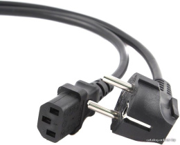 Кабель питания Cablexpert (3.0м, Schuko- C13, VDE, 10А, черный) PC-186-VDE-3M