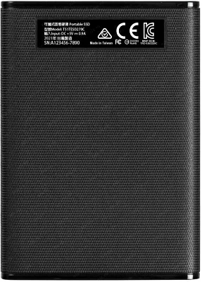 Внешний SSD 1Tb TS1TESD270C Transcend ESD270C (пластик, цвет черный)