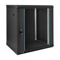 Exegate EX298609RUS Шкаф телекоммуникационный 19" настенный 12U ExeGate EC-WM-12U.450.G.BLACK 19”, 12U, 600x450x635mm ШхГхВ , передняя дверь закаленное стекло, съемные боковые панели, пыле- и влагоз