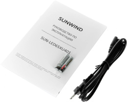 65" Телевизор SunWind SUN-LED65XU401 4K Ultra HD, СМАРТ ТВ, YaOS, черный