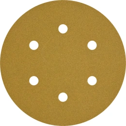 Круг шлифовальный на липучке PAPER GOLD (5 шт; 150 мм; 6 отверстий; P220) NAPOLEON npg5-150-6-220