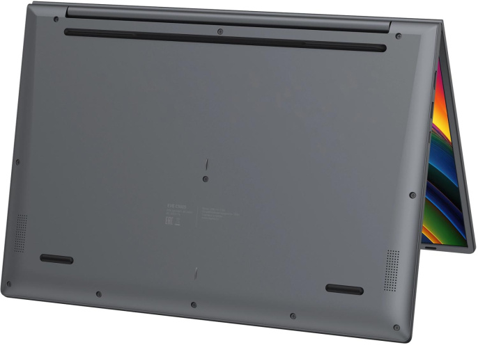 Ноутбук Digma EVE C5805, 16", IPS, Intel N100 0.8ГГц, 4-ядерный, 8ГБ DDR5, 256ГБ SSD,  Intel UHD Graphics, Windows 11 Pro,  темно-серый [dn16n1-8cxw01]