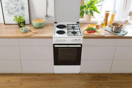 Плита Комбинированная Gorenje GK5A12WG белый металлическая крышка реш.сталь