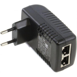 ORIENT SAP-48POE, PoE инжектор питания 24 Вт, AC 100-240V/ DC 48V, 0.5A, вход: RJ45 LAN 10/100, выход: RJ45 PoE тип B 4/5+,7/, совместим с оборудованием PoE IEEE 802.3af, уст.в розетку 29968