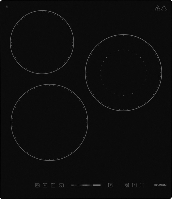 Варочная поверхность Hyundai HHE 4554 BG черный