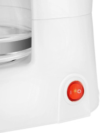 Кофеварка капельная Kitfort КТ-7631 650Вт белый/серебристый