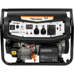 Kranz KR-16-1139 Генератор бензиновый KR8000EA, 8кВт, 25л, коннектор автоматики, электростартер