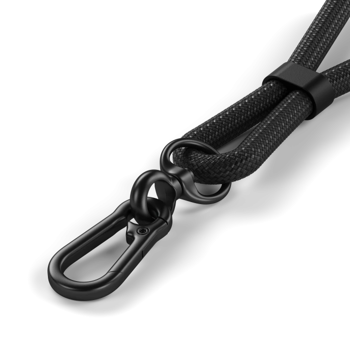 Зарядный кабель - ремень через плечо Satechi OntheGo Crossbody Lanyard Cable 60W. Длина: 1.5м. Цвет: черный (ST-LOTGLK)