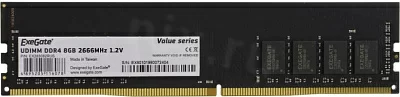 Модуль памяти ExeGate Value EX283082RUS DDR4 DIMM 8Gb PC4-21300
