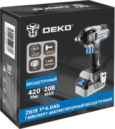 Гайковерт аккумуляторный DEKO ZKIS 083-1084