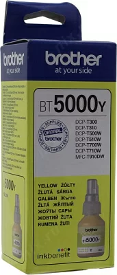 Картридж струйный Brother BT5000Y желтый (5000стр.) для Brother DCP-T300/T500W/T700W