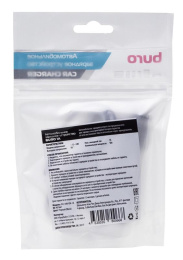 Автомобильное зарядное устройство Buro XCJ-048-EM-1A,  microUSB, 5Вт, 1A, черный