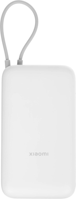 Внешний аккумулятор с встроенным кабелем Xiaomi Power Bank 20000mAh (Integrated Cable) GL Light Gray (BHR9738GL)