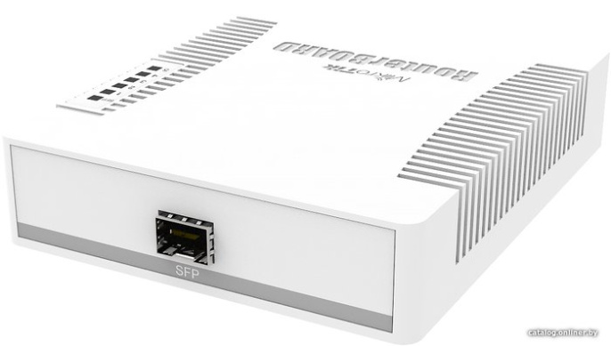 Управляемый коммутатор 2-го уровня Mikrotik RouterBOARD RB260GS настольный, 5xGbit, 1xSFP, PoE