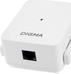 Повторитель беспроводного сигнала Digma D-WR310,  белый [d-wr310v2]