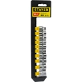 Головки торцевые (8-19 мм; 3/8") 10 шт. "STANDARD" STAYER 27757-H10