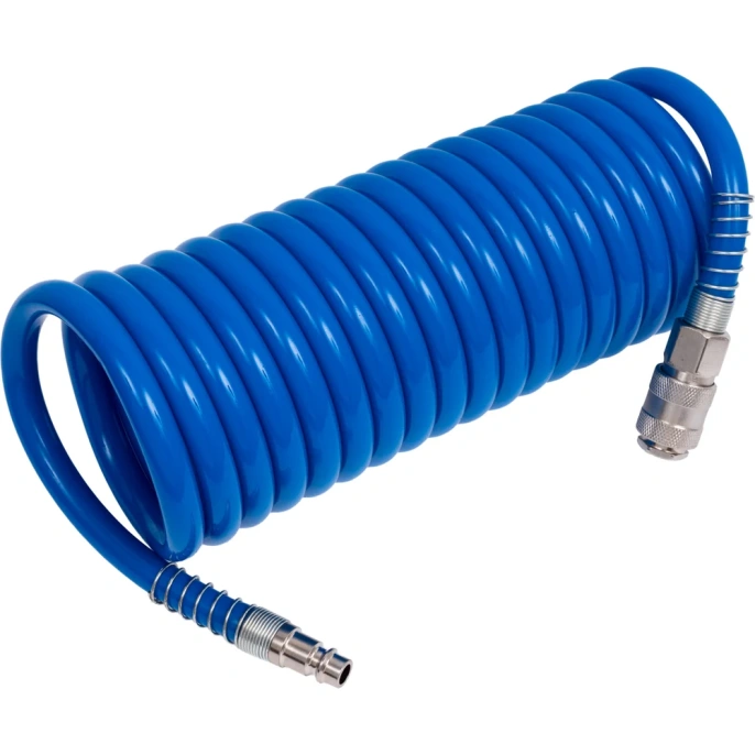 Шланг спиральный с быстросъемными соединениями профи (5 м; 8х12 мм; 20 бар) ARMA 8*12*5м PU