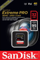 SanDisk Карта памяти 32GB Extreme PRO SDHC Card UHS-I V30 U3. Цвет: черный SDSDXXG-032G-GN4IN