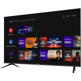 43" Телевизор HAIER Smart TV S2, 4K Ultra HD, черный, СМАРТ ТВ, Android TV[DH1VYKD00RU]