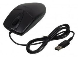 Мышь проводная A4TECH OP-620D, оптическая, USB, 1000dpi, черный