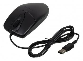 Мышь проводная A4TECH OP-620D, оптическая, USB, 1000dpi, черный