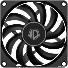 Вентилятор ID-COOLING NO-8010-PWM 80мм, 4-pin, 3000об/мин, 27.8 дБ, черный, Ret