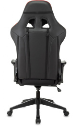 Кресло игровое Zombie VIKING 4 AERO черный/красный ткань/эко.кожа с подголов. крестов. пластик (VIKING 4 AERO RED)