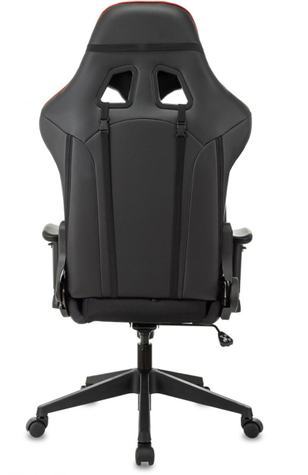 Кресло игровое Zombie VIKING 4 AERO черный/красный ткань/эко.кожа с подголов. крестов. пластик (VIKING 4 AERO RED)