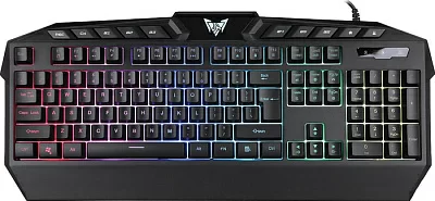 Клавиатура игровая CMGK-404 Crown (114 клавиш, Мембранная, Кнопки записи макросов, RGB настраиваемая)