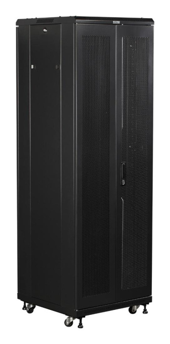 Шкаф коммутационный LanMaster TWT-CBB-22U-6X6-G1 напольный,  стеклянная передняя дверь,  22U,  600x600 мм