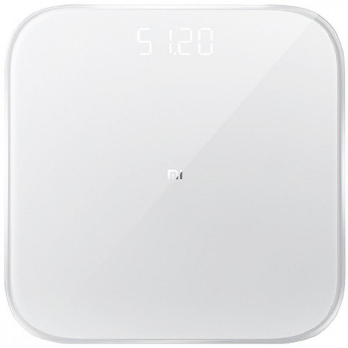 Напольные весы XIAOMI Mi Smart Scale 2, до 150кг, цвет: белый [nun4056gl]