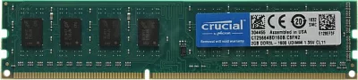 Память оперативная Crucial CT25664BD160B 2GB DDR3L 1600 MT/s (PC3L-12800) CL11 Unbuffered UDIMM 240pin 1.35V/1.5V