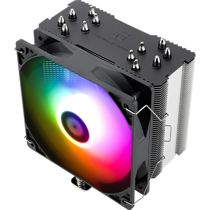 Кулер для процессора/ CPU Cooler Thermalright Burst Assasin 120 ARGB 4-pin PWM, 154mm, Ni/CU, 6x6mm, ARGB, 1x120mm, 66.17CFM, 25.6dBA, 1550RPM, S: 1700, 1200, 115X, AM5, AM4 (BA120-ARGB)