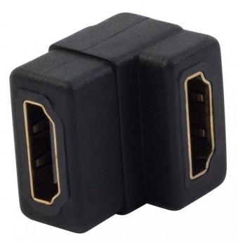Адаптер аудио-видео HDMI f /HDMI f черный (520288)