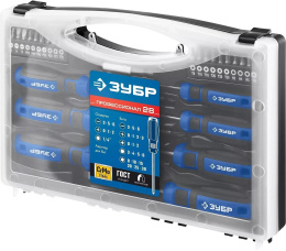 Набор отверток Зубр Профессионал 25240_z01 в компл.:27 предметов жесткий кейс