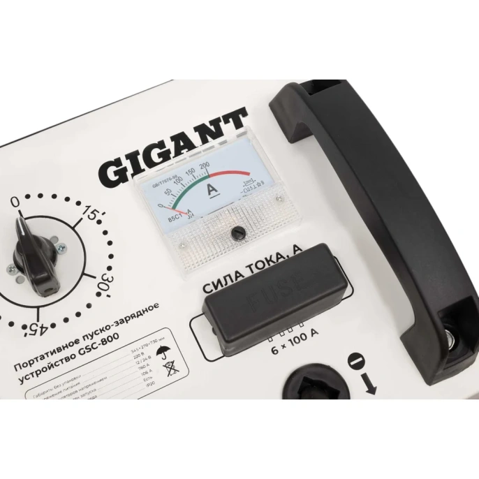Пуско-зарядное устройство Gigant 12/24 В, 800 А GSC-800