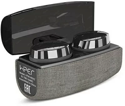HTW-HDX2 HIPER наушники TWS KANG Bluetooth 5.0 гарнитура Li-Pol 2x40mAh+500mAh черный