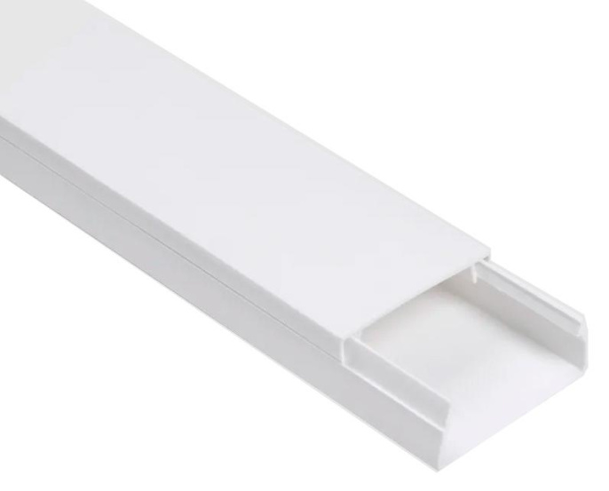 Кабельный канал IEK (CKK11-040-025-1-K01) Ecoline 40x25мм белый 2м (упак.:1шт)
