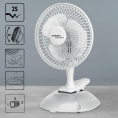 Вентилятор настольный Scarlett SC-DF111S01 25Вт скоростей:2 белый
